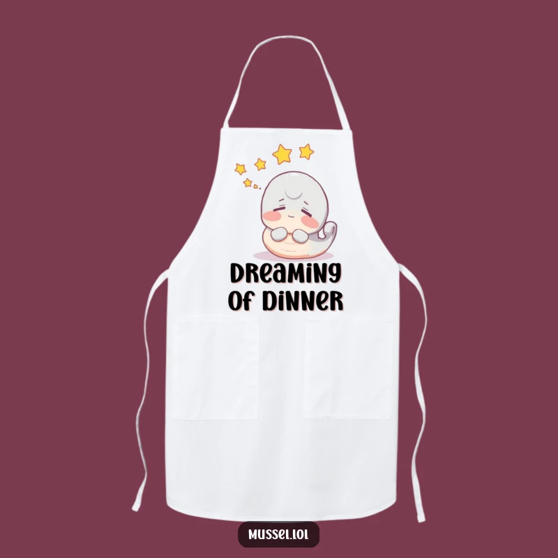 Funny Chef Mussel Dream Apron - Celestial Cooking Funny Gift