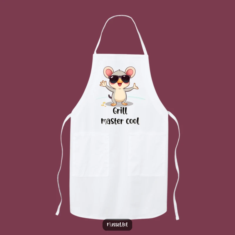 Funny Cool Mussel Apron: Cook with Beachy Vibes and Humor