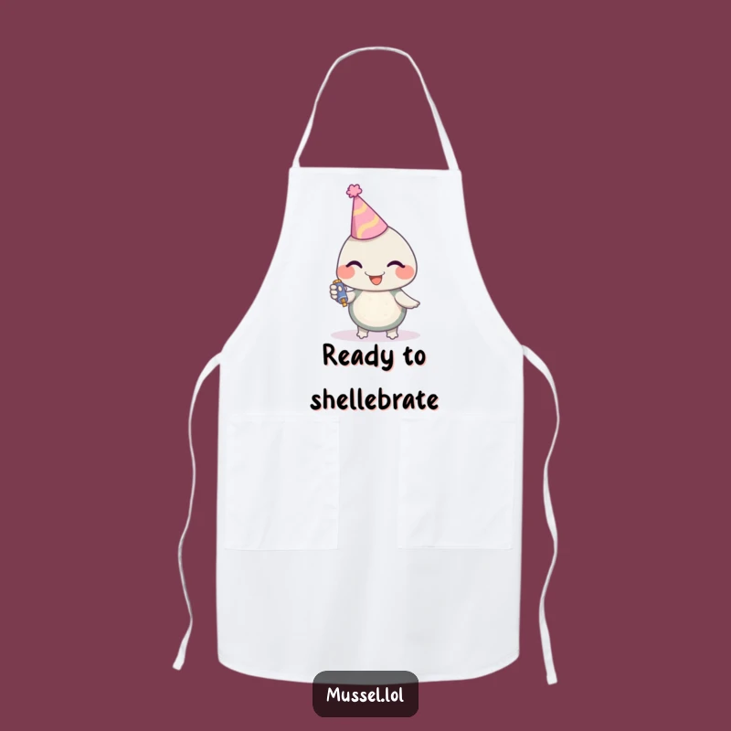 Funny Mussel Party Apron: Hilarious Character Kitchen Wear for Chefs!