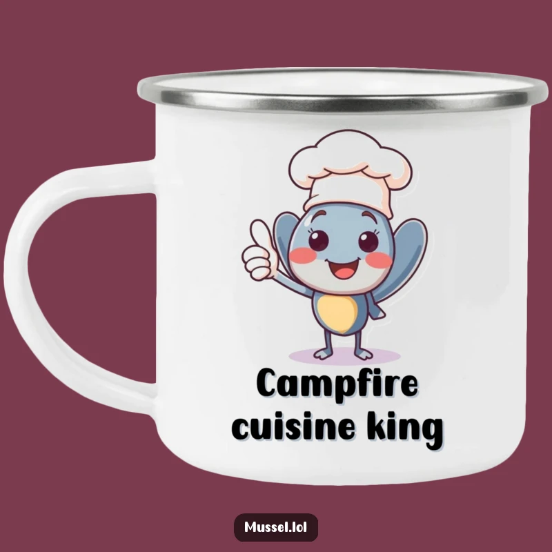 Funny Chef Mussel Camp Mug: Culinary Approval for Outdoor Adventures Gift