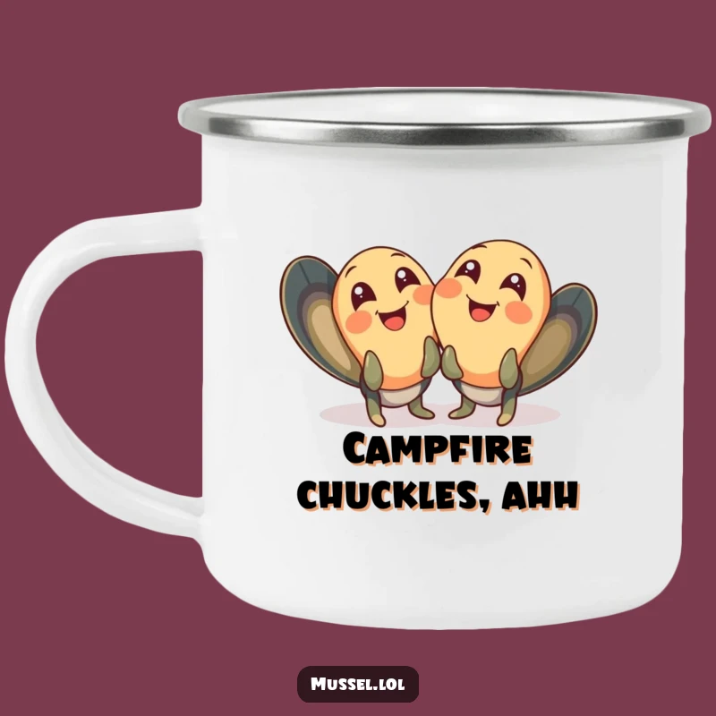 Funny Giggling Mussels Camping Mug: Share Laughs on Every Adventure Gift