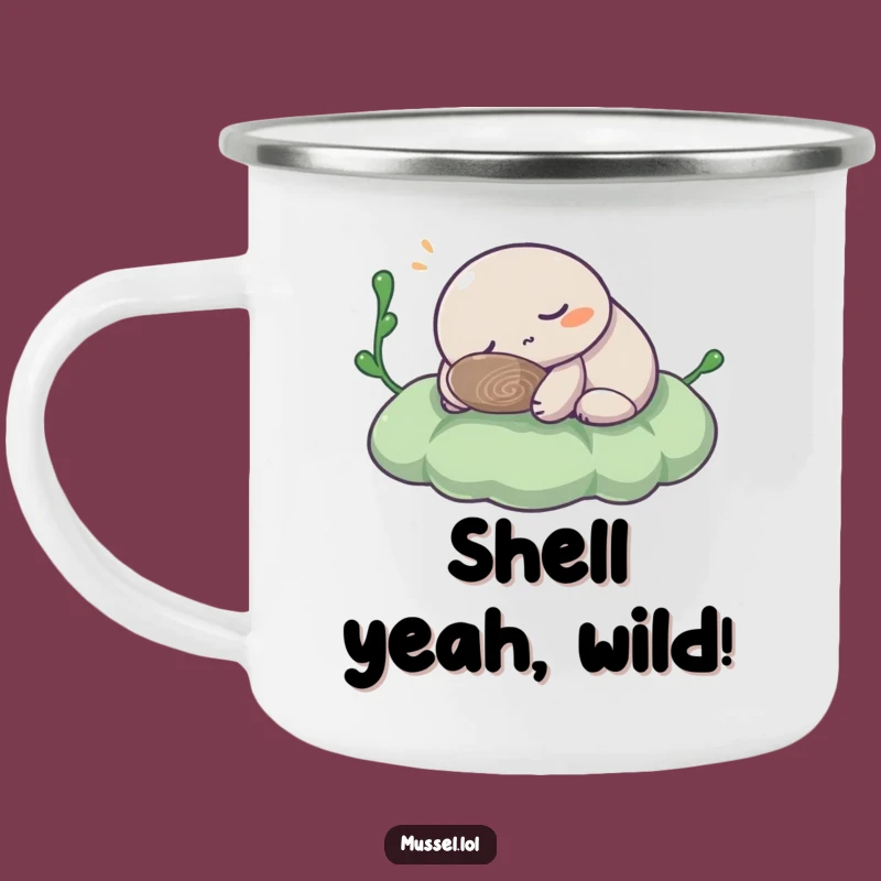 Funny Mussel Campfire Mug: Cozy Snooze for Outdoor Adventures