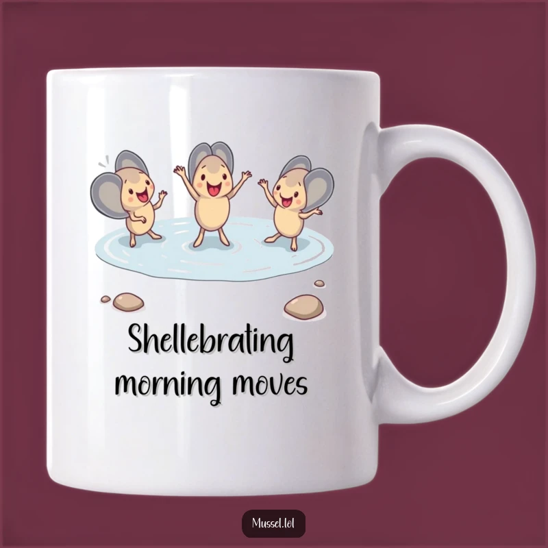 Funny Mussel Dance Group Mug: Hilarious Synchronized Tide Pool Performance Perfect Gift