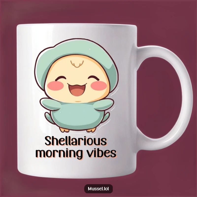 Funny Laughing Mussel Mug: Hearty Giggles for Your Favorite Drink