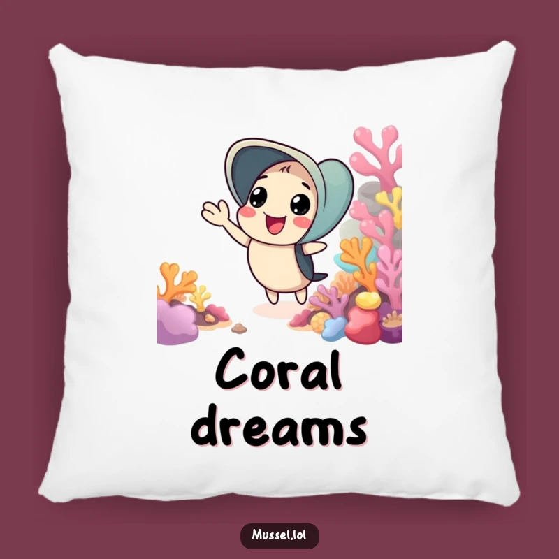 Funny Cheerful Mussel Pillow - Cozy Comfort & Your New Funny Gift