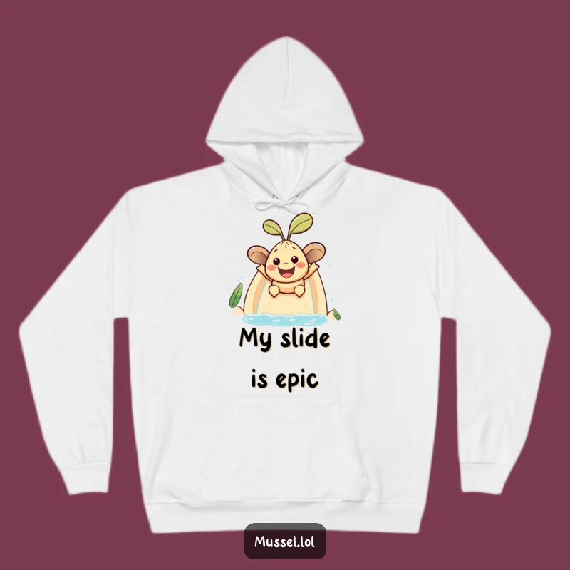 Funny Mussel Splash Hoodie: Cozy Comfort with Water Slide Fun Gift