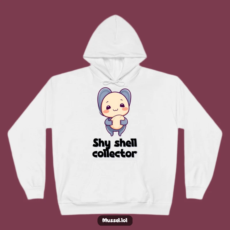 Funny Shy Mussel Hoodie: Cozy Comfort for Gentle Souls