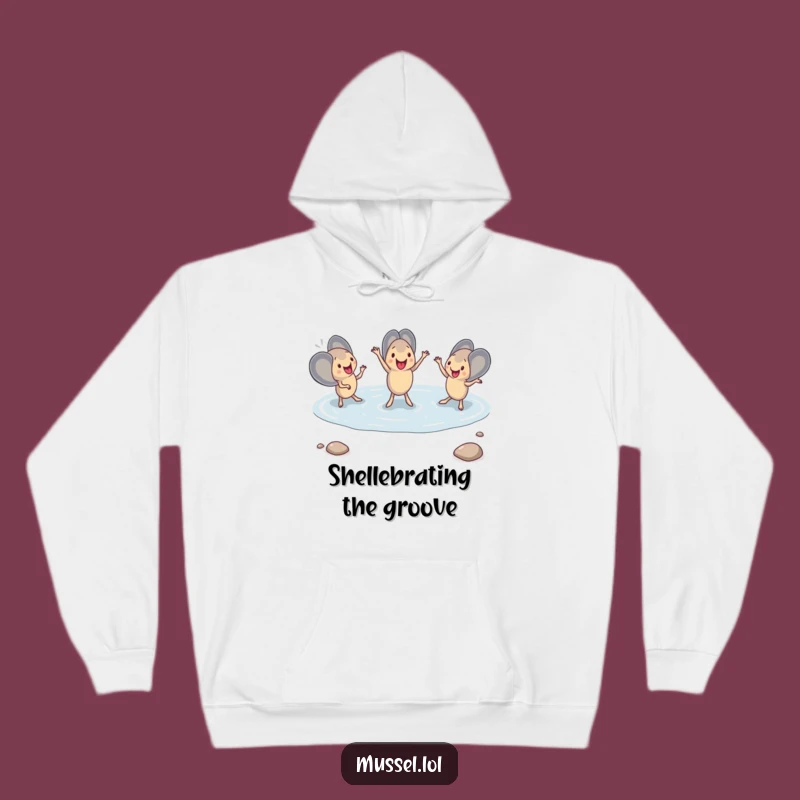 Funny Mussel Dance Hoodie: Cozy Synchronized Swimmers Tide Pool Warmth Gift