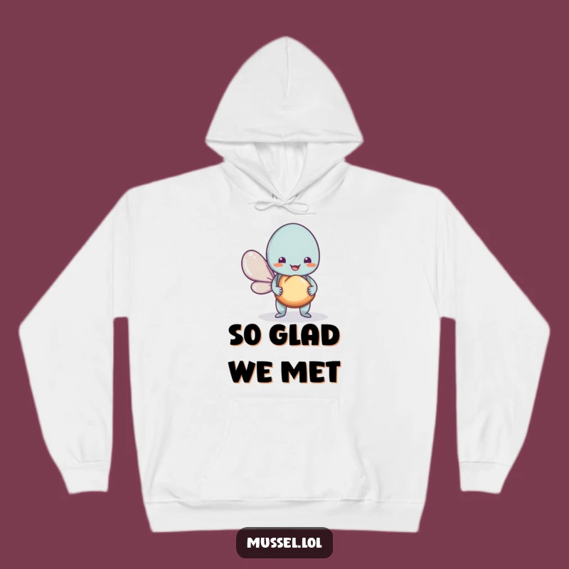 Cozy Funny Mussel Hoodie: Warm Up with Hilarious Friendship and Shells