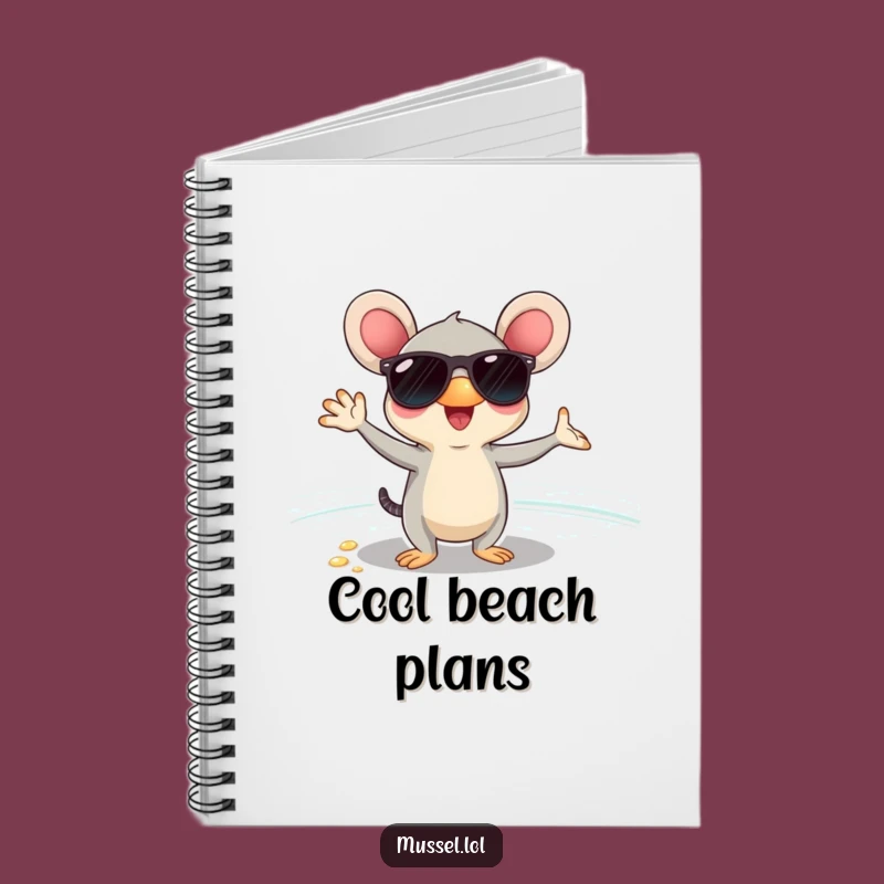 Funny Cool Mussel Notebook: Jot Down Ideas with Beachy Flair