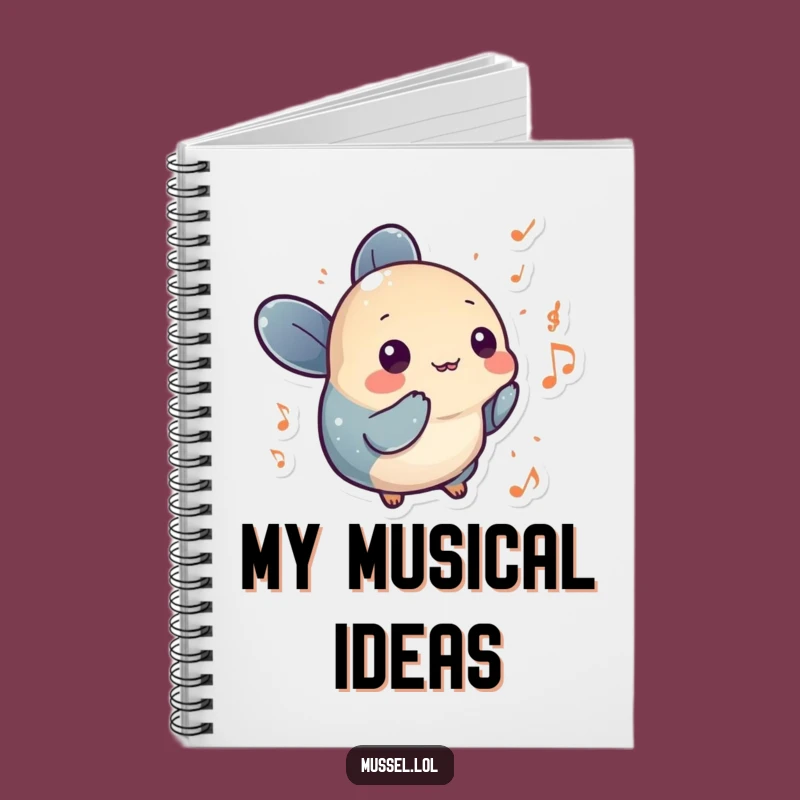 Funny Musical Mussel Notebook: Jot Down Your Melodies