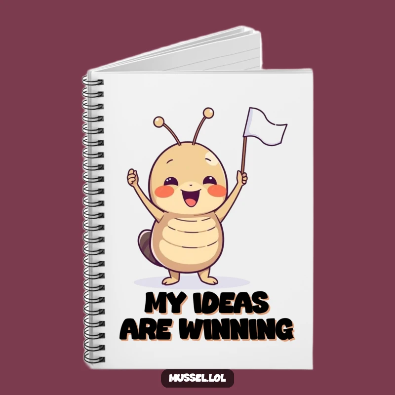 Funny Mussel Celebration Notebook: Jot Down Joyful Ideas with Flag Gift