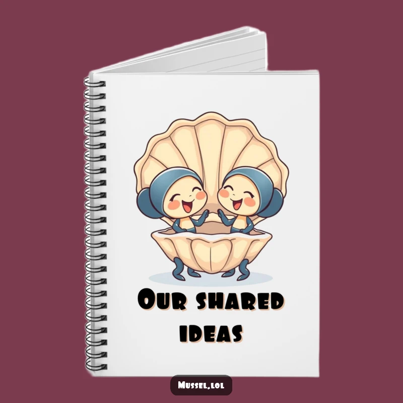 Funny Mussel Friends Notebook: Giggling Companionship Journal for Shared Ideas