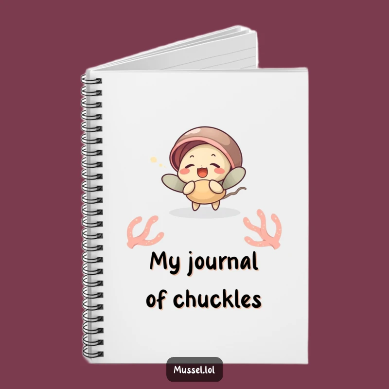 Funny Mussel Giggles Notebook: Ocean Character Journal, Perfect Funny Gift