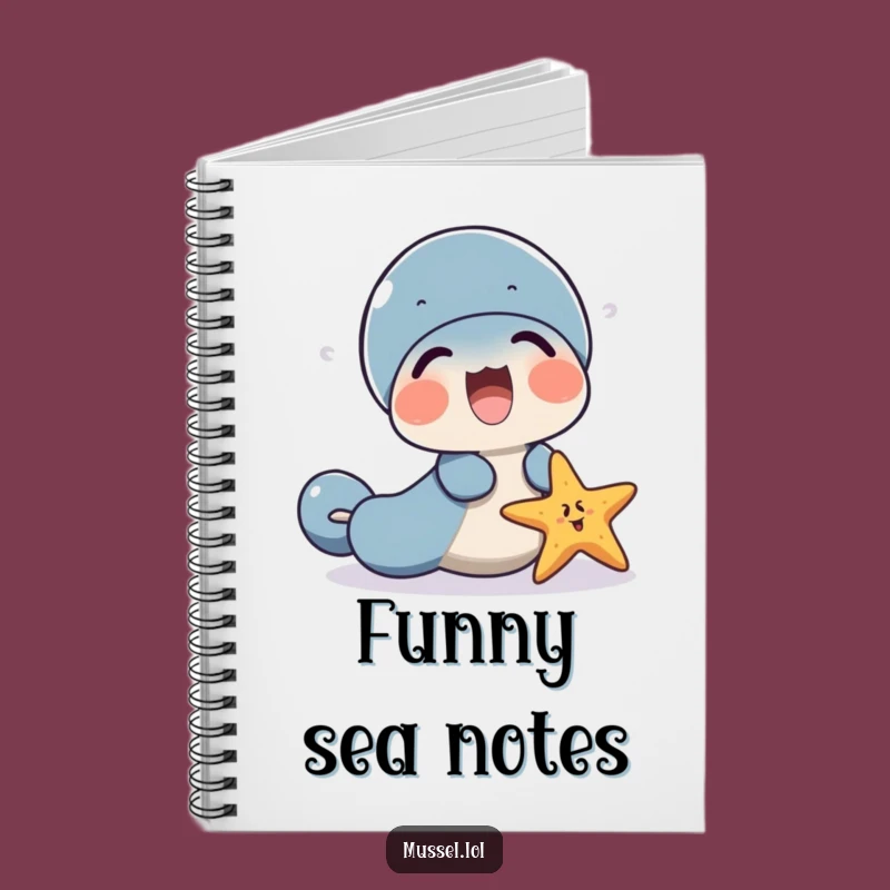 Funny Mussel Starfish Laugh Notebook: Capture Your Joyful Moments