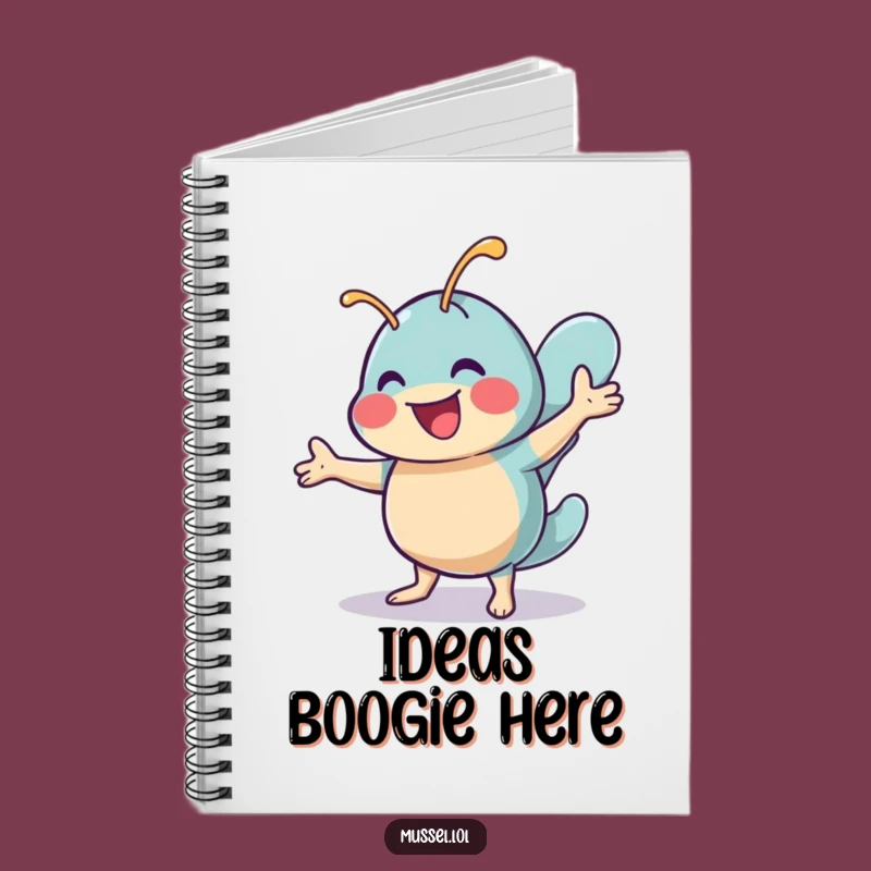 Funny Shimmy Mussel Notebook: Cheerful Dancer, Happy Moves, Journal Gift