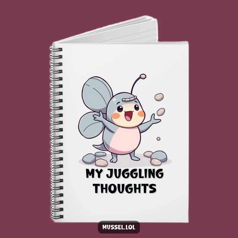 Funny Mussel Juggler Notebook: Capture Your Enthusiastic Ideas