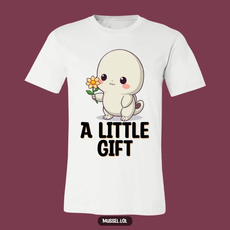 Funny Shy Mussel Flower T-Shirt: Wear Your Gentle Humor with This Tee Gift