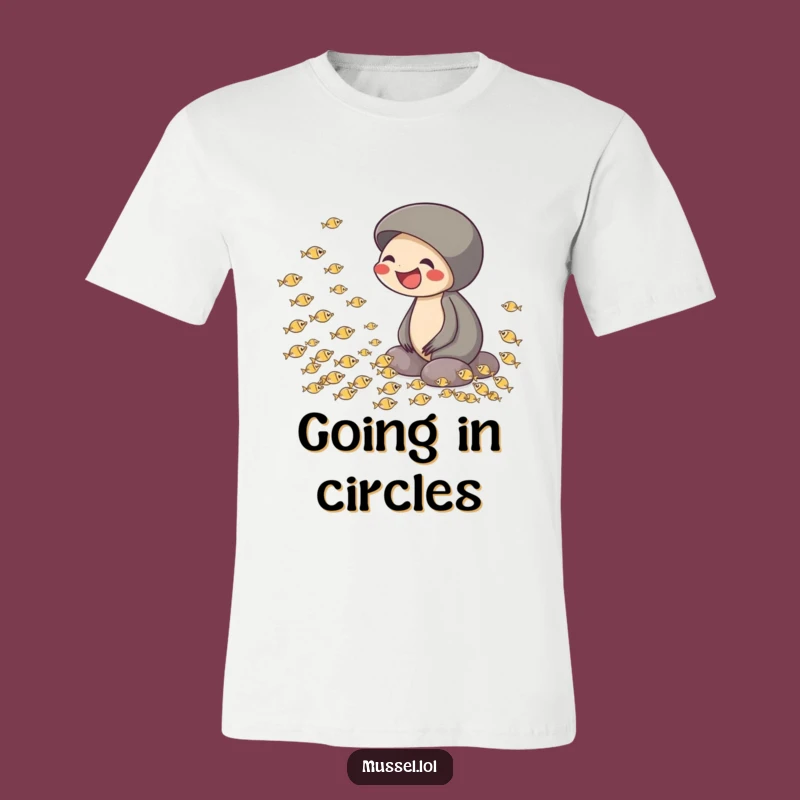 Funny Laughing Mussel T-Shirt - Spread Joy with Fishy Fun, Great Funny Gift