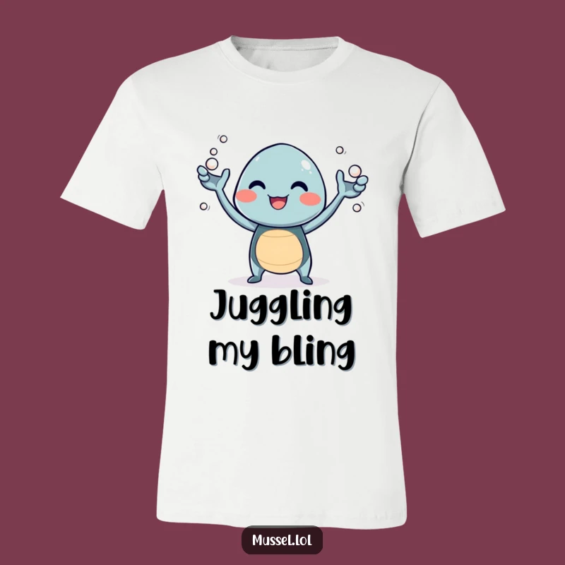 Funny Giggling Mussel T-Shirt: Show Off Your Pearly Skills!