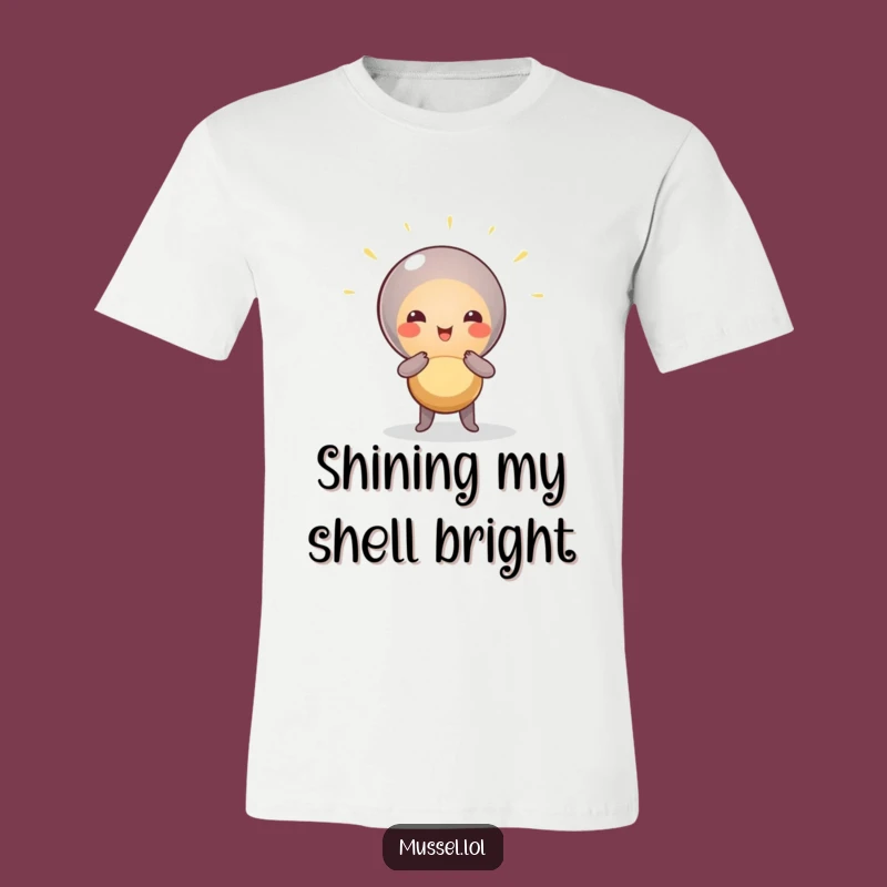 Funny Mussel Diva T-Shirt: Dramatic Pose, Spotlight Ready, Humorous Gift