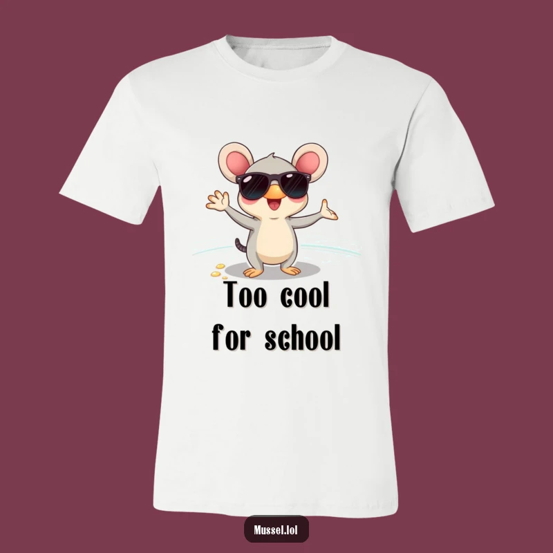 Funny Cool Mussel T-Shirt: Beach Sunglasses for Ultimate Laid-Back Style