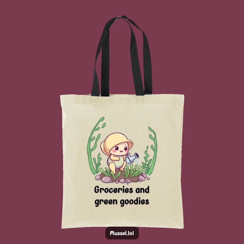 Funny Mussel Kelp Garden Tote Bag: Carry Your Greenery in Style